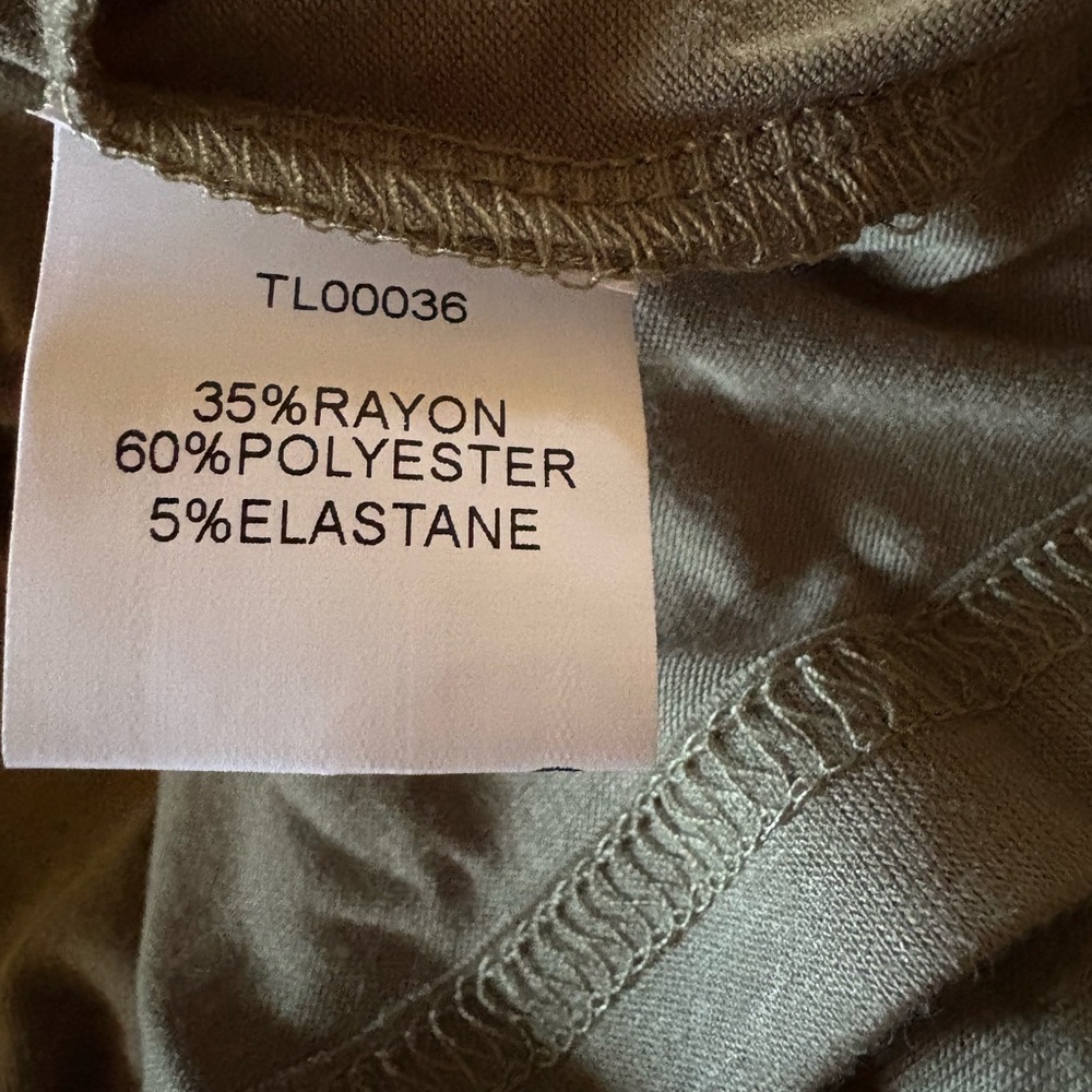 Chic Long Sleeve Olive Dress - Picture 6 of 12